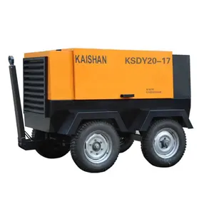 Kaishan Sekrup Kompresor Udara Portabel, KSDY-12.5/10 75KW 10Bar AC untuk Mesin Bor Tambang