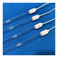 Tube infrarouge à ondes courtes, éclairage IR clair, résistant aux hautes températures, remplacement pour Heraeus, utilisé pour four à tube