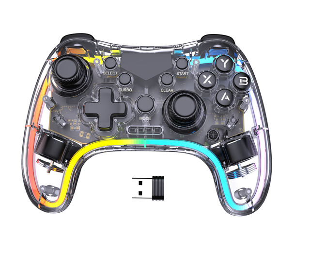 RGB 2.4G Wireless Gamepad Controller for PC Android PS3