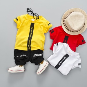 T-shirts à manches courtes pour l'été, dessins animés pour garçons et filles, fabriqués à Yiwu, Chine, vêtements pour tout-petits, vêtements de boutique pour enfants - Product Image 3