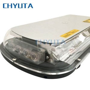 Lampe de toit d'urgence <span class=keywords><strong>44</strong></span> cm rouge bleu LED avertissement d'<span class=keywords><strong>ambulance</strong></span> Mini barre lumineuse avec magnétique pour véhicule camion chasse-neige lumière stroboscopique - Product Image 3