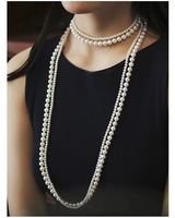 Nouveau Collier Long Multicouche en Perles Coréennes Tendance, Polyvalent, pour Femme