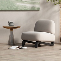 SPARKLE Design agneau pied en bois massif chaise loisirs paresseux canapé salon canapé chaise luxe meubles de maison canapé