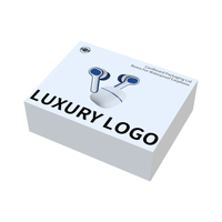 Couvercle d'emballage en carton pour écouteurs de luxe avec logo personnalisé en Offre Spéciale et boîtes-cadeaux de boîte de base pour écouteurs étanches