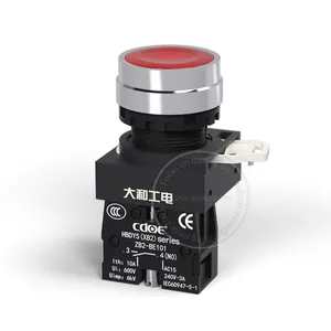 XB2 series 1no normally open latching 22mm 220V ip65 METAL push button switch for heavy duty