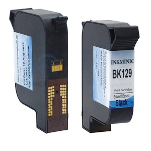 Cartucho de Tinta Negra Compatible BK129 a Base de Solvente con Chip para Impresoras Domino GX30i G230i G35i G20i Gx150i TIJ - Product Image 2