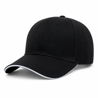 Unisex klassieke vintage baseballcap met lage profiel, Oxford-stof, luipaardprint, contrast piping, gebogen klep, verstelbare achtergesp, casual sport.