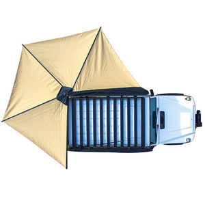 Toldo Lateral para Auto de Alta Resistencia, Tipo Ala de Murciélago, 270 Grados, Instalación Rápida Automática, Impermeable, para SUV, RV, Camping Todoterreno - Product Image 1