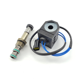 คอยล์โซลินอยด์วาล์ว Doosan Daewoo 24V DC สำหรับระบบไฮดรอลิกของรถขุด วาล์วไพล็อต - Product Image 2