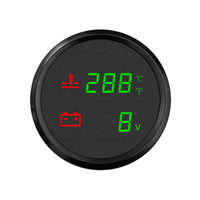 Nouveau Compteur de Température d'Eau Double 2-en-1 9-32V pour Voitures, Camions et Bateaux (Vente en Gros)