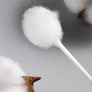 Hisopos de Algodón Desechables de Doble Punta V-COOOL para Limpieza de Oídos de Bebés, con Eje de Papel, en Caja de 200 Unidades, Diseño de Gota de Agua, Hecho en Shanghái - Product Image 4