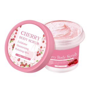 Vente chaude – Gommage corporel et visage à la cerise, marque privée, sel de bain exfoliant – Fabricant et grossiste - Product Image 2