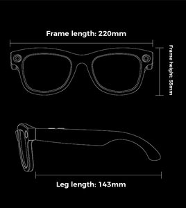 Gafas Inteligentes Omnisight M01 <span class=keywords><strong>Pro</strong></span> con Cámara de 8MP, Cámara Dual, Asistente de IA, Navegación AR, Traducción en Tiempo Real, Grabación de Fotos/Vídeos - Product Image 6