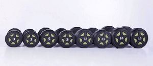 Black Cast Iron Adjustable Hexagonal <b>Dumbbells</b> Metal Handles 5-115lb Set-Durable Waterproof Unisex Arm Workout Equipment USA - Product Image 6