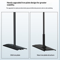 Neue Outdoor-Standprojektionsleinwand aus Metall mit Doppelhalterung, 16:9, 100 Zoll, tragbar, HD-Filmprojektionsleinwand