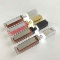 Rouge à lèvres liquide populaire à marque privée, effet miroir, minéral, hydratant, avec protection solaire, fini brillant ou mat argenté, format voyage