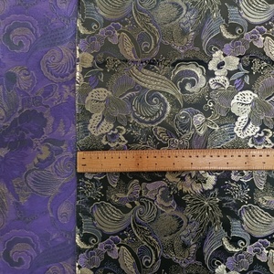 JS081F <span class=keywords><strong>Tissu</strong></span> Brocart Jacquard en Taffetas de Polyester Style Ancien Paisley pour <span class=keywords><strong>Doublure</strong></span> de Costume, Veste et <span class=keywords><strong>Manteau</strong></span> – Vente Chaude - Product Image 3