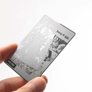 Tarjeta de Presentación de Acero Inoxidable con Logotipo Personalizado, Grabado Láser, Espejo, Alta Calidad, Placa de Identificación Metálica en Blanco, Etiqueta con Código QR - Product Image 4