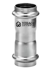 <span class=keywords><strong>Raccord</strong></span> droit en acier inoxydable DIN DVGW à double pression pour tuyaux d'eau, <span class=keywords><strong>raccord</strong></span> à double pression de diamètre égal - Product Image 2