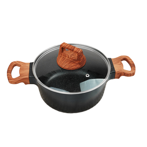 Panela antiaderente de 20cm com tampa, Panela de revestimento de granito 2.7 Quart <span class=keywords><strong>Pot</strong></span> com tampa, Panela antiaderente Stew <span class=keywords><strong>Pot</strong></span> Cooking <span class=keywords><strong>Pot</strong></span> - Product Image 1