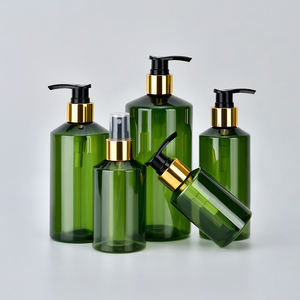 Flacon pompe 200ml 300ml 500ml vert à épaule inclinée pour savon liquide, <span class=keywords><strong>shampoing</strong></span> bébé et lotion corporelle hydratante - Product Image 2