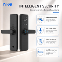 Serrure de porte intelligente à empreintes digitales, avec clé de mot de passe via application Bluetooth, pour porte en acier, portail extérieur, entrée extérieure, étanche, antirouille