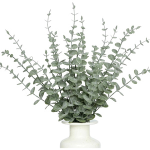 Ramillete de Hojas de Eucalipto Artificiales Imitación Sentai, 10cm-30cm, Plástico, Estilo Nórdico, Decoración para Bodas y Hogar - Product Image 3