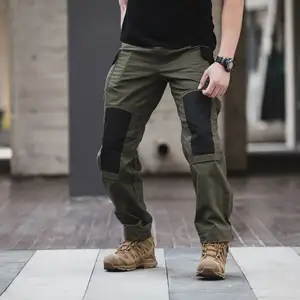 Pantalon Cargo de Combat tactique Rip-stop pour homme, coupe-vent, Durable et respirant, vêtement de randonnée, d'extérieur, de Camping,