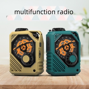 Radio d'urgence solaire multifonctionnelle à manivelle FM/AM/WB/SW Lampe de poche à LED Banque d'énergie SOS <span class=keywords><strong>Alarme</strong></span> - Product Image 4