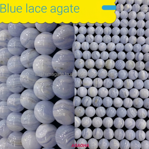 AAA Grade Blue Lace Agate <b>Beads</b> Strands 6mm-8mm Crystal Stone Gemstone Smooth Cut Loose <b>Beads</b> for Jewelry - Product Image 3