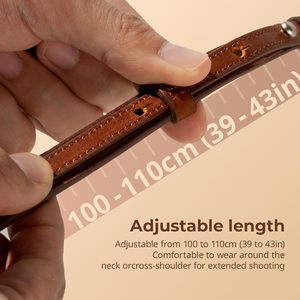 Cho smallrig phổ có thể điều chỉnh máy ảnh da cổ dây đeo vai 100 110cm (39 43in) Tối đa tải 10kg (22lb) cho DSLR - Product Image 3