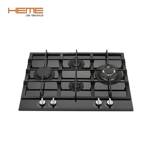 4 Burner China Gas Kitchen Stove Tempered Glass Top Cooking Appliances Built in Gas Stove - Product Image 1