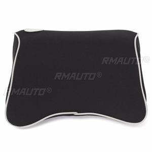 Coussin de massage 3D noir en mousse à mémoire de forme pour appuie-tête de siège de voiture, soutien de la nuque et de la tête, soulagement de la fatigue - Product Image 2