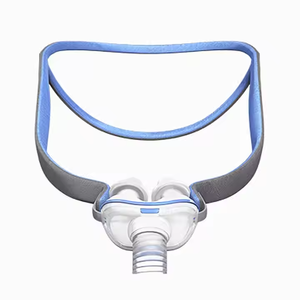 Fabricación de fábrica P10 Sistema De Almohada nasal Correa de repuesto para la cabeza Cojín de silicona azul/gris Máscara nasal con correa para la cabeza - Product Image 2