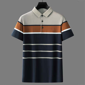 T-shirts pour hommes fabriqués en usine, OEM, couleurs unies, polos pour femmes, dernier design, polos pour hommes - Product Image 4