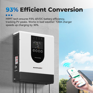 Convertidor de Sistema Solar Híbrido DC12V-Wave 1.5KW Salida Única AC230V Potencia 1000W SYP Alta Eficiencia 90% a 12VDC para una Energía Óptima - Product Image 5