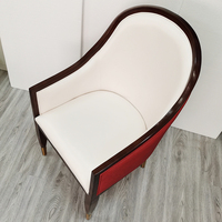 Chaise de bureau de luxe haut de gamme, fauteuil rembourré, design en cuir, chaise de salle à manger pour restaurant
