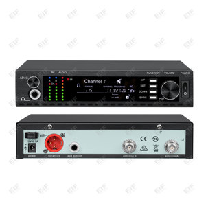 Precio al por mayor: Sistema de micrófono inalámbrico UHF de un solo canal EIF AD-1 con micrófono dinámico y de condensador de metal para discursos en iglesias - Product Image 4