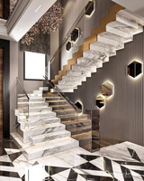 CBMMart Escalier intérieur fantaisie avec matériel personnalisé pour Villa Appartement Maison