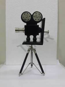 Clásico antiguo modelo de proyector Retro Vintage artesanía trípode de madera reproducción casa Decoración - Product Image 4