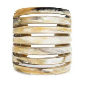 Pulsera Artesanal de Cuerno de Búfalo Negro Natural Tallada a Mano de Minh Giang, Joyería Orgánica Única, Regalo para Hombres y Mujeres - Product Image 5