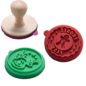 Moules à biscuits en Silicone <span class=keywords><strong>de</strong></span> noël, 4 pièces, pour pâtisserie, maison - Product Image 4
