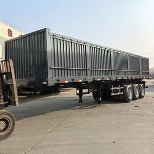 Semi-<span class=keywords><strong>remorque</strong></span> à clôture pour le transport de bétail, acier, 3 essieux, différentes couleurs - Product Image 6