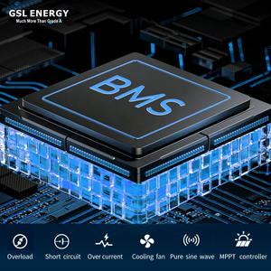 10kWh แบตเตอรี่ LiFePO4ขนาด48V ระบบพลังงานแสงอาทิตย์ติดผนัง15kwh ใช้ในบ้านสามารถสื่อสารกับ IP65ได้ - Product Image 5