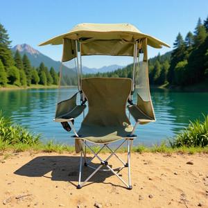 Silla de <span class=keywords><strong>Playa</strong></span> Plegable de Tela Oxford para una Persona, Silla de Camping Portátil, Silla de Pesca, Muebles de Exterior - Product Image 1