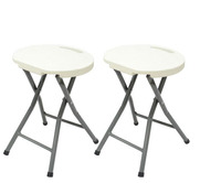 Promotion Exceptionnelle Table et Chaise Pliantes de Pique-Nique et Repas Rectangulaires Blanches en Plastique HDPE, Populaires pour Événements Intérieurs et Extérieurs, Mariages