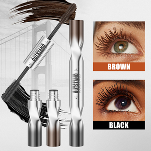 Hot Selling Double Head Waterproof <strong>Mascara</strong> 2 in 1 <strong>Black</strong> <strong>Brown</strong> Color <strong>Mascara</strong> Silky Fiber 3D High Definition Curling <strong>Mascara</strong> - Product Image 4