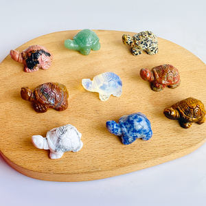 Fabriek Groothandel Natuurlijke Tijgeroog Kristal Schildpad Gepolijst Adieren Schildpad Gravures Genezing Voor Souvenir Decoratie - Product Image 4