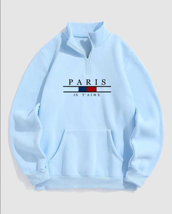 <span class=keywords><strong>Zaful</strong></span> เสื้อกันหนาวผู้ชายขั้วโลกขนแกะปักลายแบบใหม่มีกระเป๋าจิงโจ้ - Product Image 6