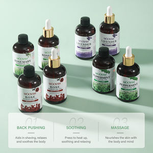 Aceite Esencial Puro para Restaurar la Piel Suave y Hermosa, Aceite de Masaje 100% Natural de Menta, Lavanda, Romero y Rosa para Suavizar el Cabello - Product Image 5